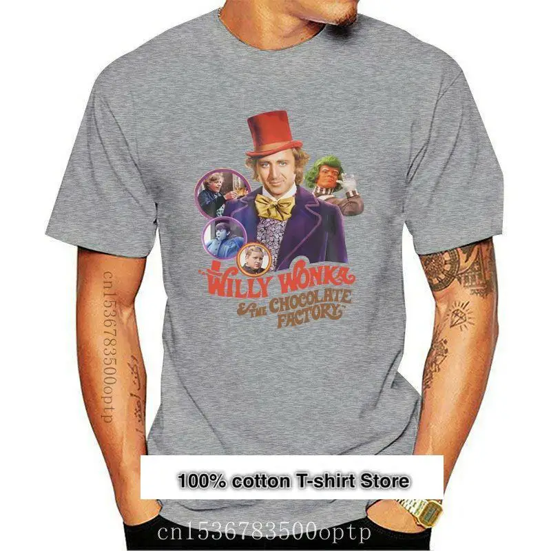 

Camiseta de The Legend Gene Wilder para hombre y mujer, camisa с постером пленки уиллана Вонка, новинка