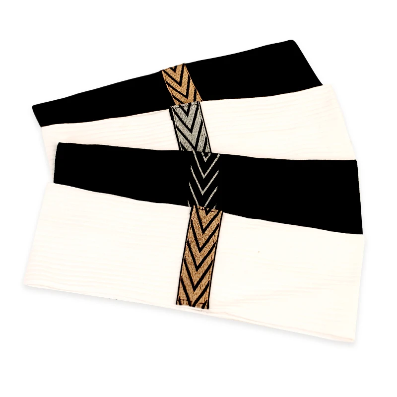 Geebro Женская лента со стрелками аксессуары модная повязка на голову вязаная