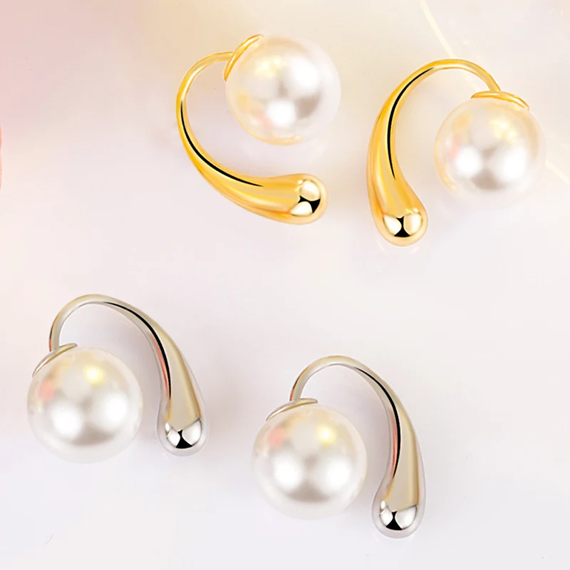 Простые ретро серьги в форме капли серьги-крючки роскошные высококачественные