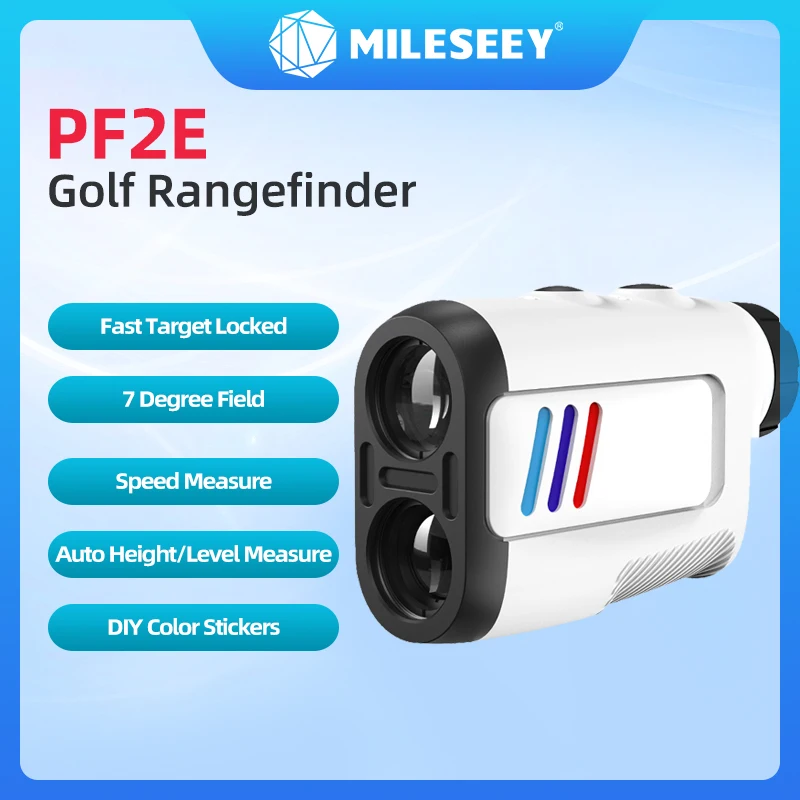 

Mileseey PF2E Laser Rangefinder 600M Yard/M Mini 6x Telescope Distance Meter Angle Speed Measure For Golf,Hunting Finder,Survey