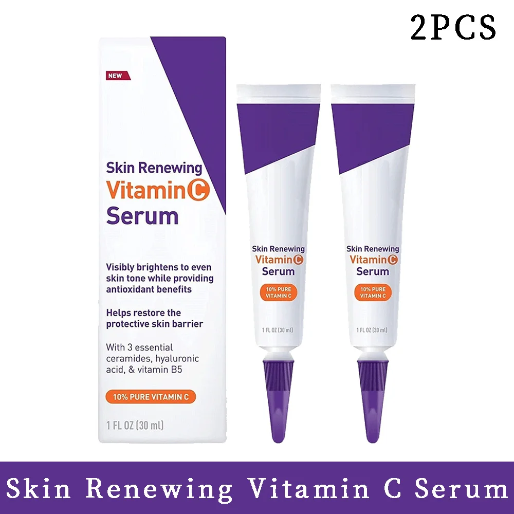 

2PCS Original Renewing Vitamin C Serum Anti-aging Reduce Fine Lines Moisturizing Nourishing Acid Repair Barrier Skin Care 30ml