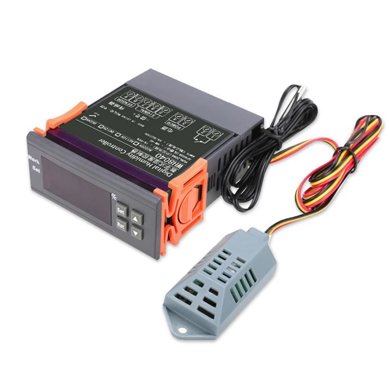 

WH8040 Digital Humidity Controller Air Humidity Control Controller Home Fridge Cooler Hygrometer Control Switch