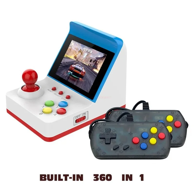 

A6 Joystick Retro Game Console Arcade Two-player Game Machine Nostalgic Controller Hot Blooded Series Duel Built-in 360 Games