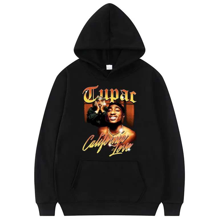 

Супер крутые Потрясающие толстовки Tupac 2pac Rapper Harajuku с принтом Playboi Carti оверсайз хип-хоп Свитшот мужское хлопковое пальто