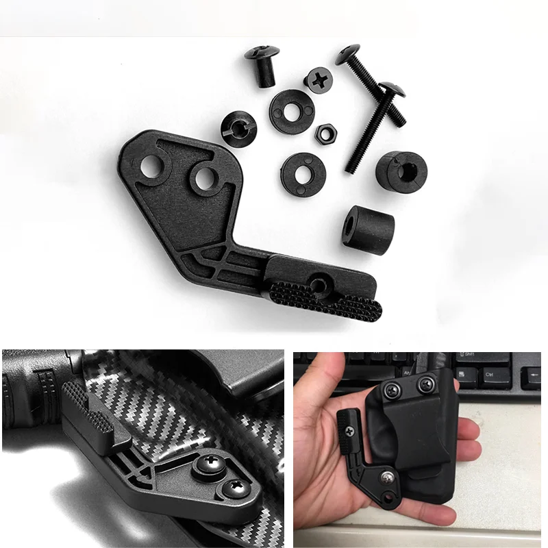 

3 Sets Tactical Kydex Holster Claw Hidden Reinforced Clip Accessories Dial Knife Scabbard Sheath Quick-Pull Tool Parts Screws