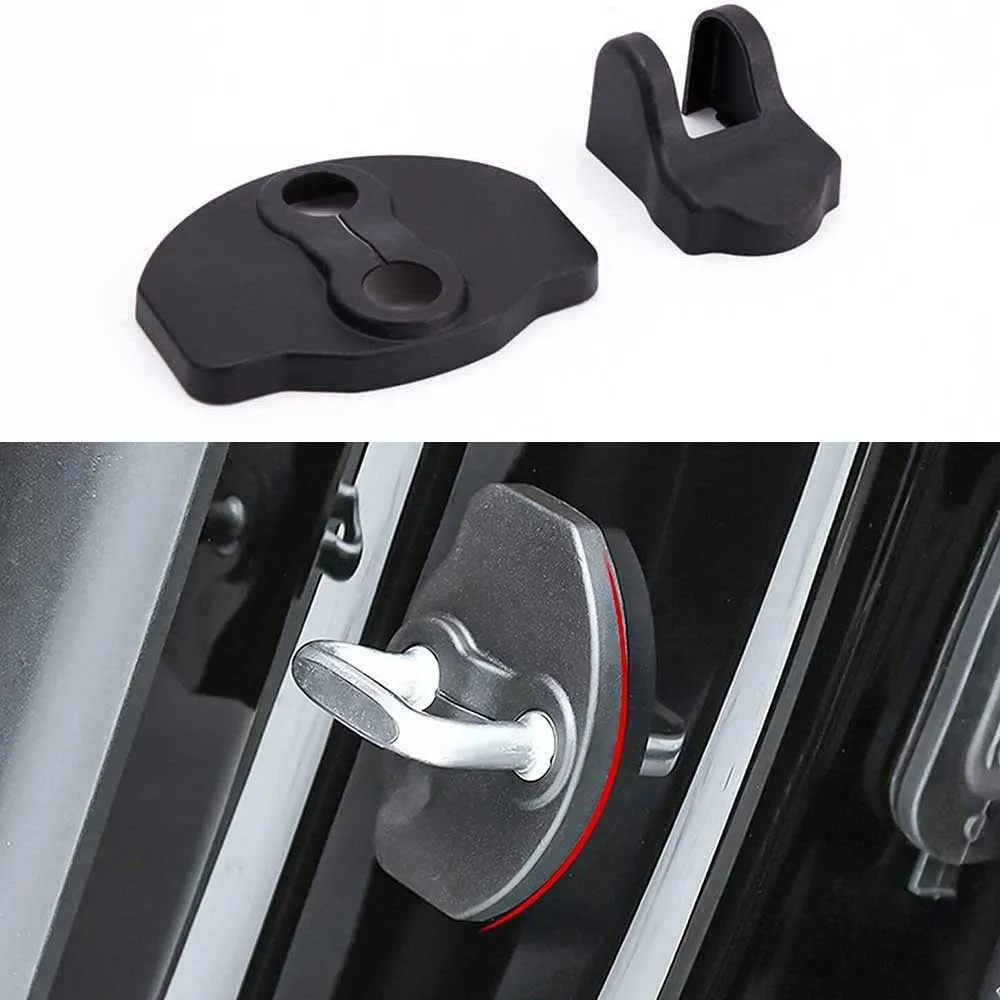

6pcs Car Door Lock Cover Protector For Tesla Model 3 Y Interior Accessories Door Lock Protective Shell