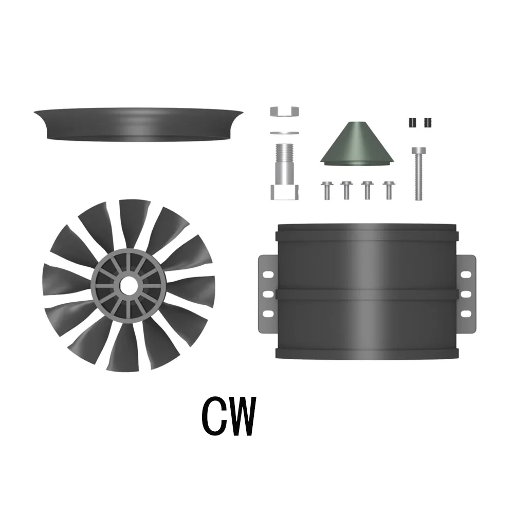 90 мм EDF Ducted 12 blade Fan QX-Motor Hardware Kit для FMS/модели самолета Freewing RC