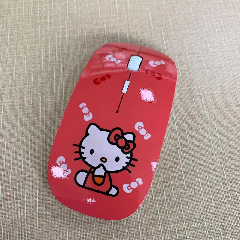 Мышь Компьютерная Hello Kitty беспроводная 2 4 ГГц 1600DPI USB |