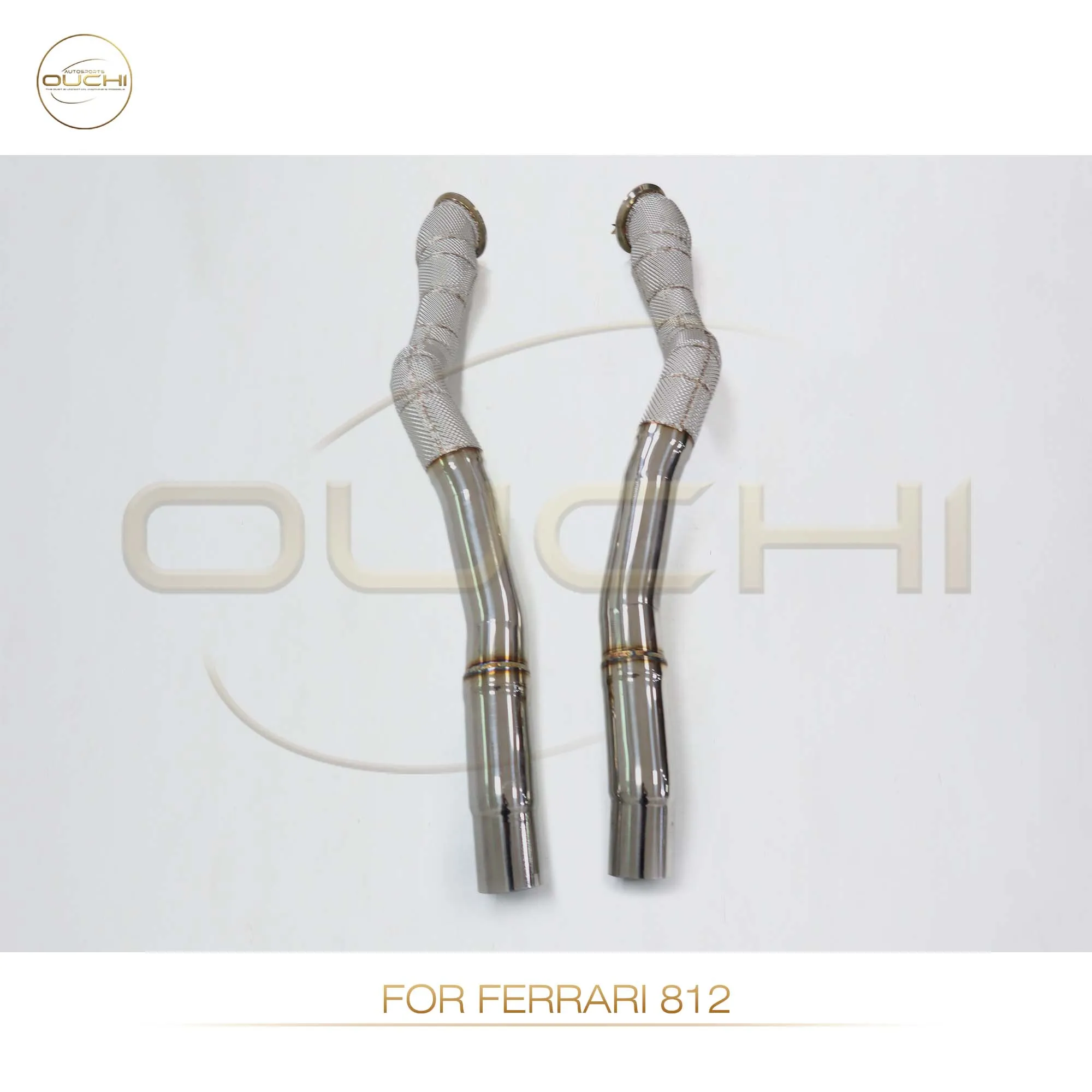 Выхлопная система OUCHI выхлопная труба из нержавеющей стали для Ferrari 812 с тепловым