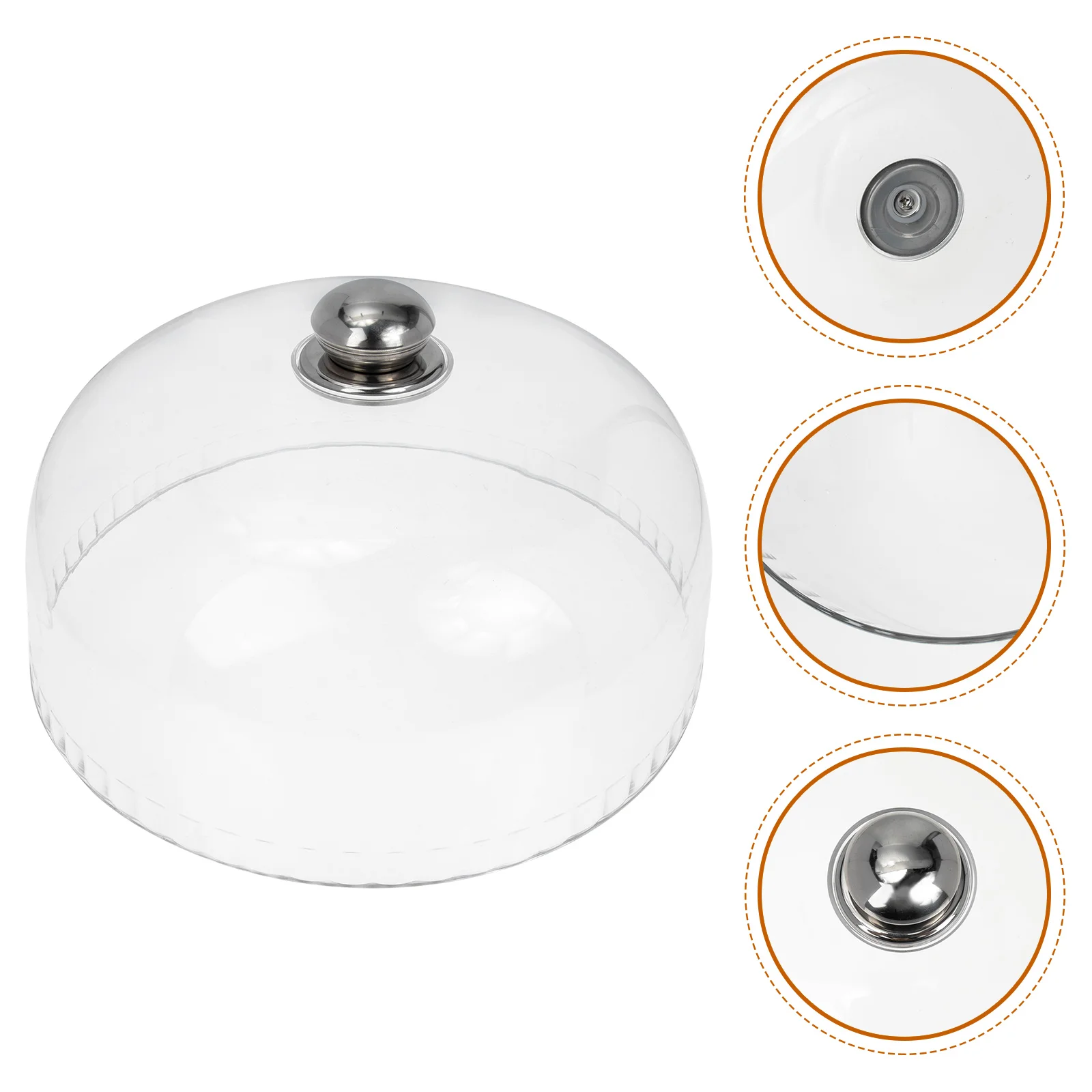 

Dessert Acrylic Food Protector Cover Cloche Dome Kitchen Cake Cover Dessert Lid Transparent Food Cover
