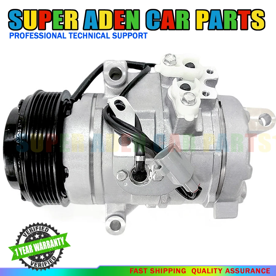 Фото Компрессор кондиционера для TOYOTA HIGHLANDER 2.5L 2004-2007, 10S20C, 88310-0C061, 88320-6A111, 883200C070, 883100C061, 883200C100, 883200C101 №1