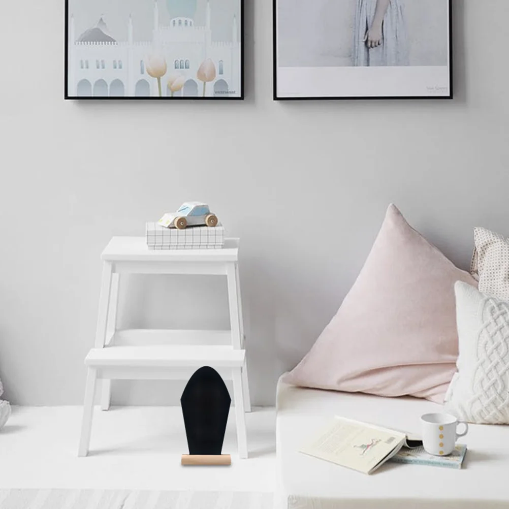 4 шт. деревянные надгробия украшения эмблемы для досок поделки пасхальный мел