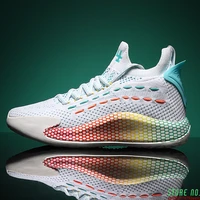 mens basketball shoes breathable cushioning non slip wearable sports shoes training athletic basketball sneakers