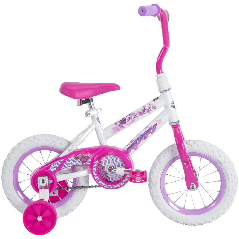 

Huffy 12 дюймов. Детский велосипед Sea Star для девочек от 3 до 5 лет, белый
