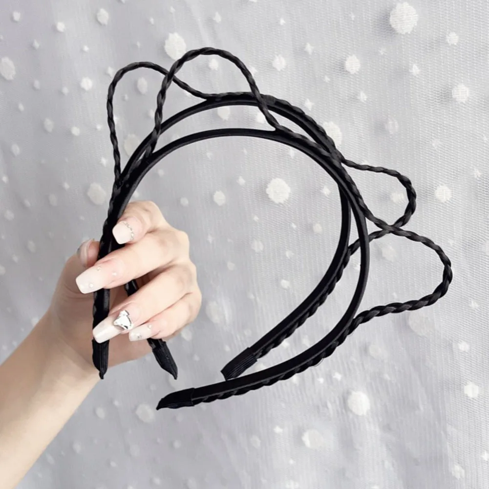 

Temperament Solid-color Hair Band Elegant Comfortable Annular Hair Band For Face Washing