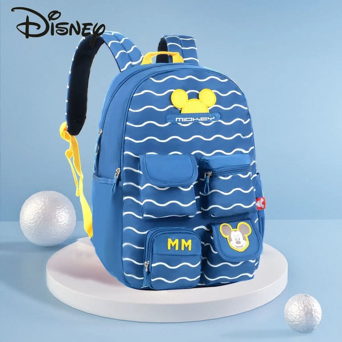 Disney Mickey Children's Backpack Fashion High Quality Student Schoolbag Cartoon Casual Versatile Short Distance Travel Backpack