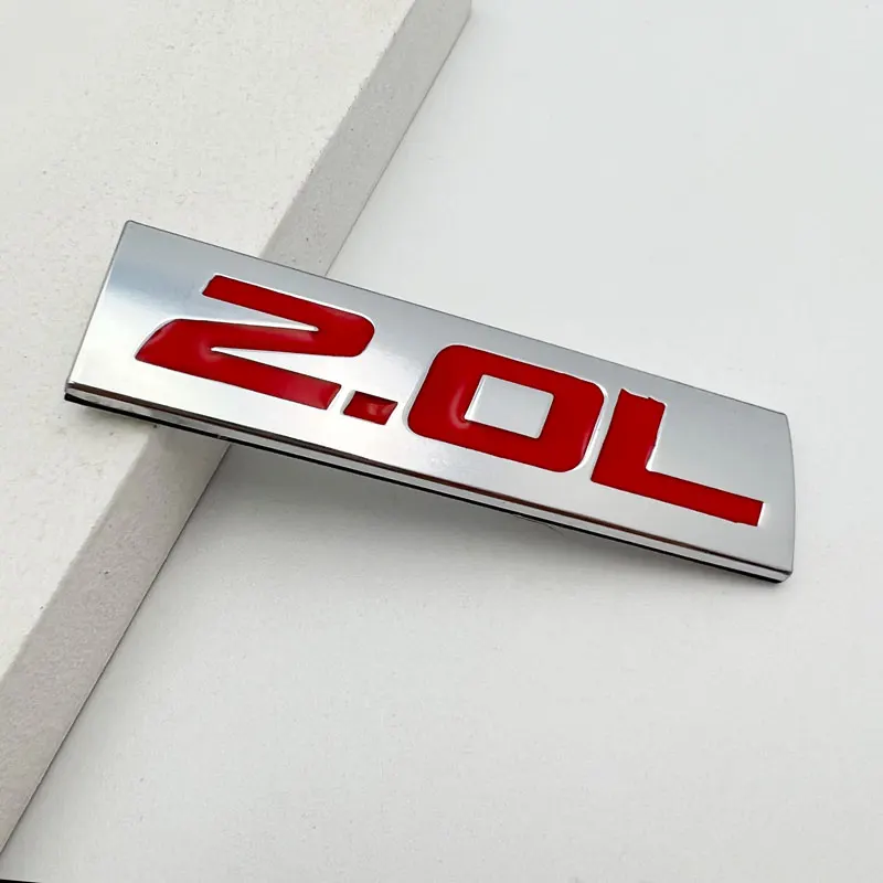 

Металлическая 3d-наклейка с эмблемой объемом двигателя, 1,5 л, 1,6 л, 1,7 л, 1,8 л, 1,9 л, 2,0 л, стандартная наклейка с эмблемой объемом двигателя, применимая к общим моделям автомобилей