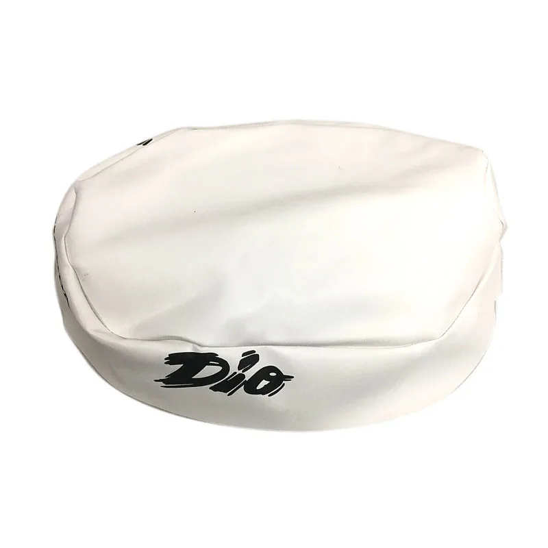 

Motorcycle Seat Cover Imitation Leather Seat Cover for AF17/AF18 Motorcycle Modification White