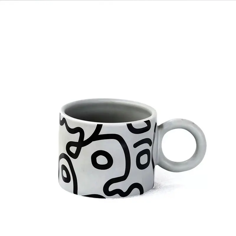 

Mug Originality Nordic Large Capacity Mug Ceramic Office Coffee Mug Couple Water Cup Gift Personality Cup