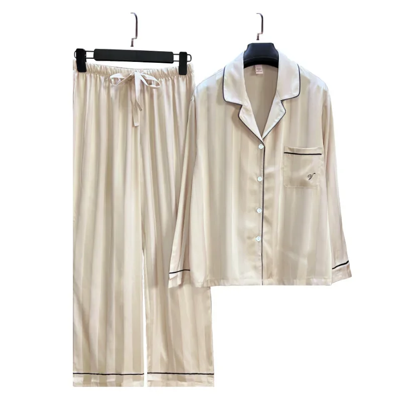 Высококачественная Пижама VS розовая шелковая атласная пижама для женщин