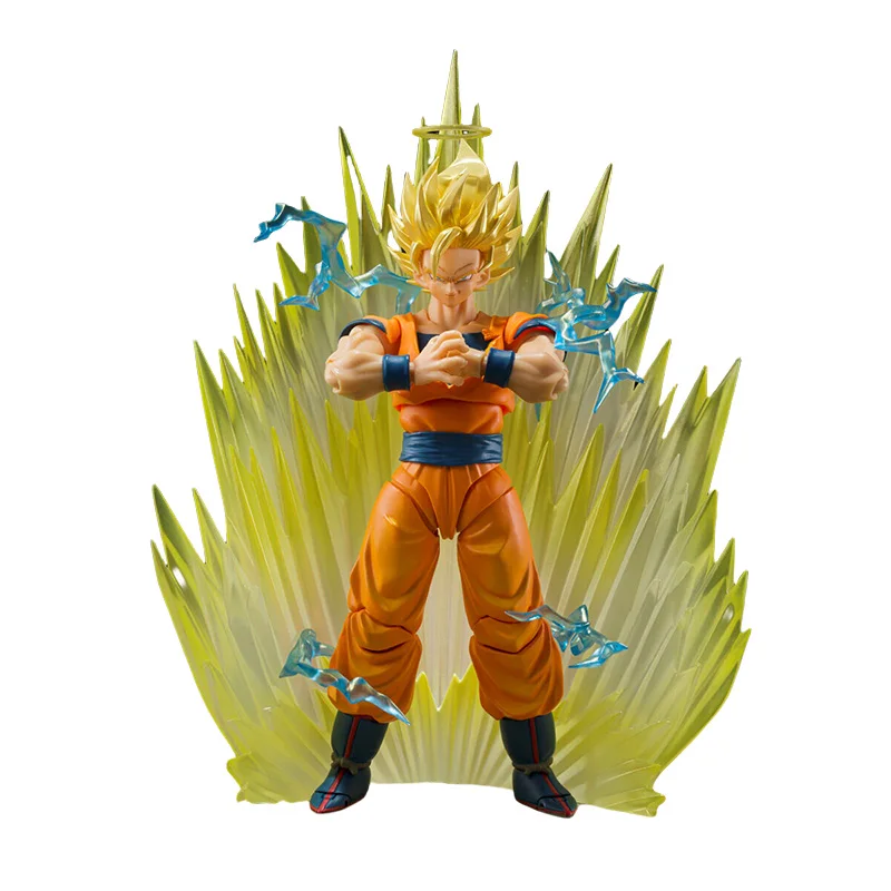 Bandai натуральная SHF Dragon Ball Super Saiyan 2 Son Goku аниме фигурка суставы подвижная Коллекционная модель игрушки украшения подарок (art.: 3920ced76105d) - 3920ced76105d