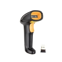 dl w863 portable wireless red light barcode scanner universal wired usb handheld 1d code scanning gun for various industries
