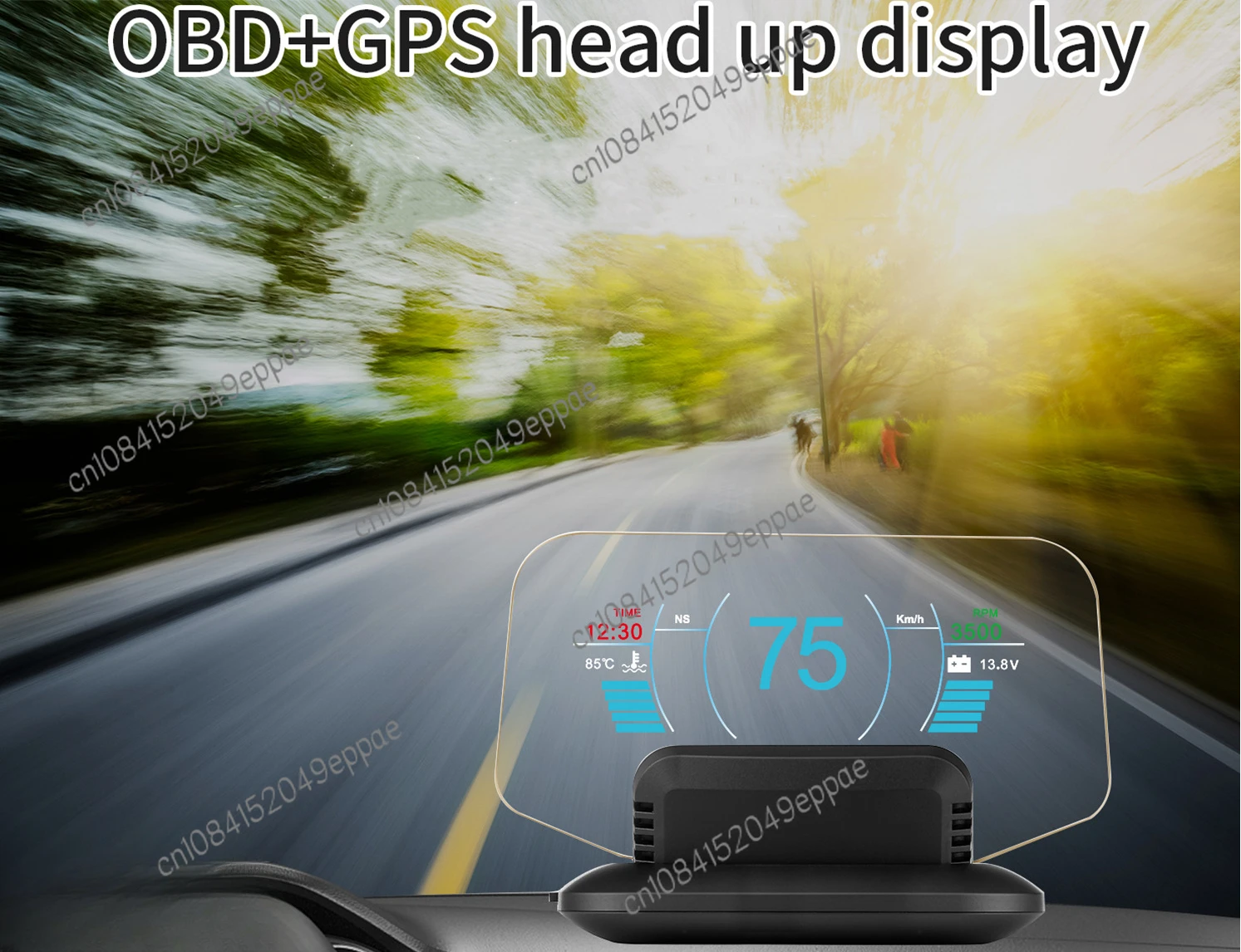 Автомобильные поставки C1 проекционный дисплей HUD без фиктивной фиксации
