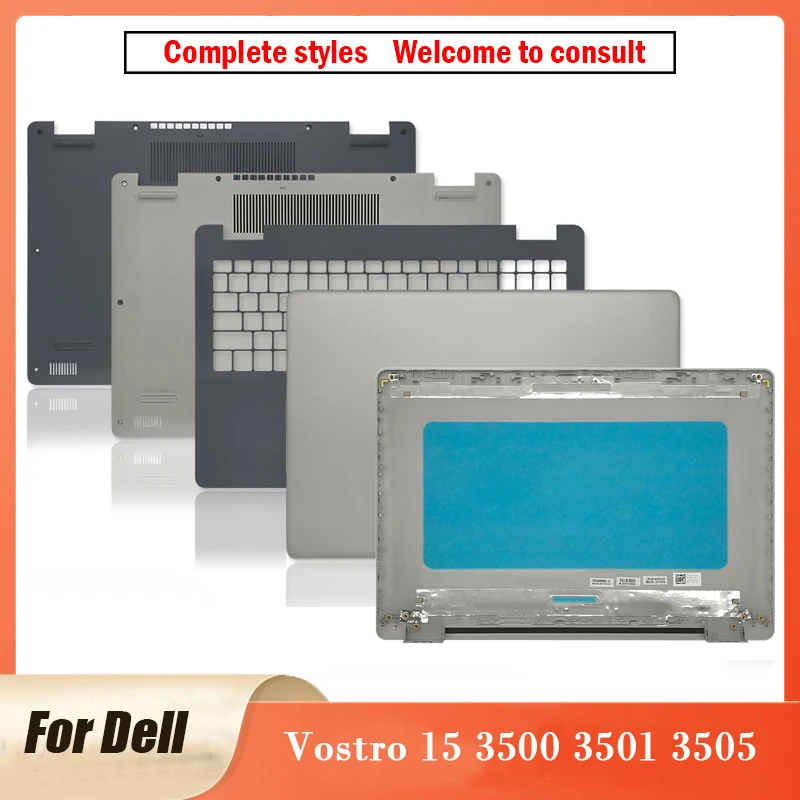 

New Laptop LCD Back Cover Palmrest Bottom Case Upper Top Lower Case With Type-C Port For Dell Vostro 15 3500 3501 3505 Series