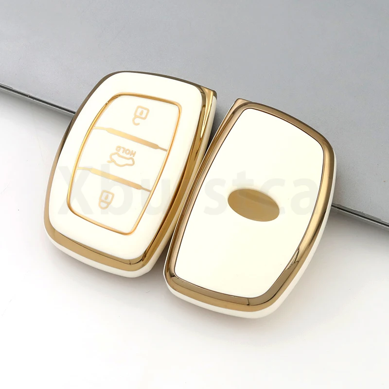 3-кнопочный чехол для ключей из ТПУ Hyundai Tucson Santa Fe Rena Sonata Elantra Creta Ix35 Ix45 I10 I30 I40