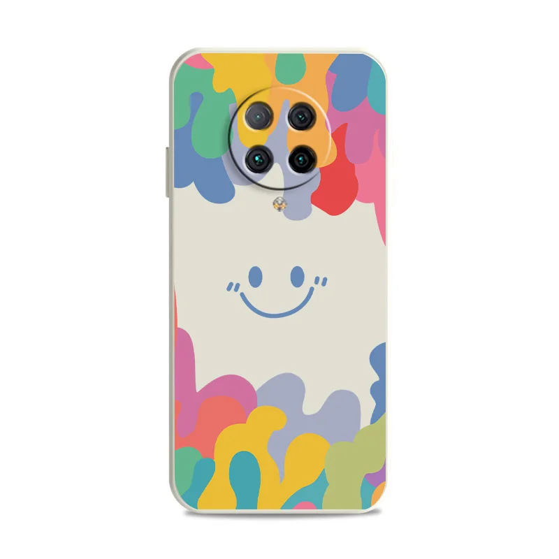for xiaomi poco f2 pro case cute rainbow smile pattern soft shell straight cover for poco f2 pro pocof2 pro phone case free global shipping