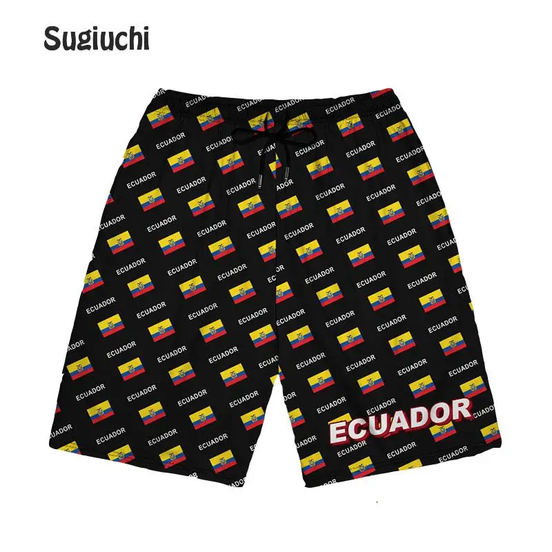 

Republic Of Ecuador Ecuadorian ECU Men's Shorts Beach Casual Basketball Man Running Trousers For Men Sweat New Summer Pants