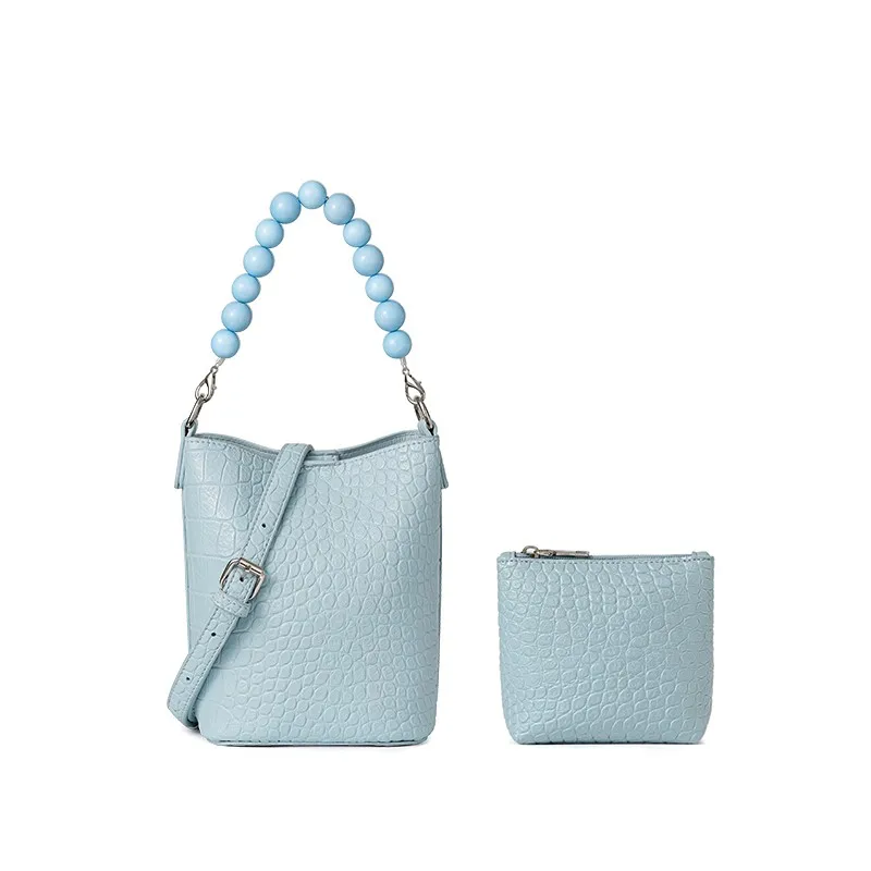 

Вместительная изысканная и простая сумка-ведро, универсальная женская сумка-мессенджер