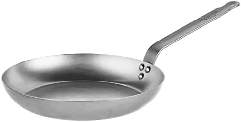 

Black Carbon Natural Nonstick Frying Pan With Iron Handle, 11-in, Suitable For All Cooking Surfaces, France