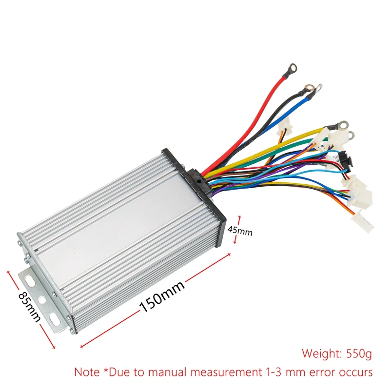 Фото Контроллер скорости бесщеточного двигателя KUNRAY, 12Mosfet 800 Вт-1600 Вт 48 В DC, аксессуары для электровелосипеда, скутера №3