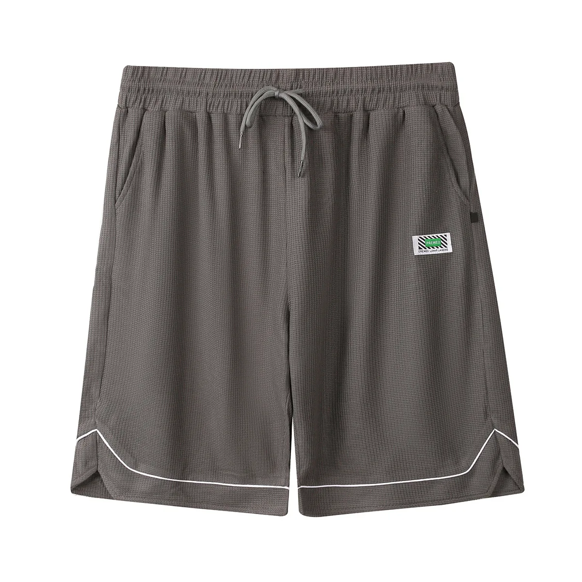 

Modal Men's Summer Men's Casual Sports Pants Loose Five-point Pants Middle Pants Waffle Sports Pants Breathable