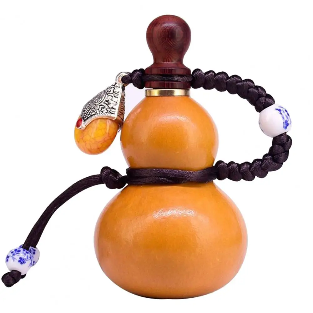 

Gourd Decor Pretty Lightweight Coated Beeswax Little Balls Storage Gourd Ornament for Outdoor Mini Gourd Bottle Gourd Pendant