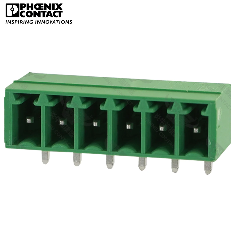

1Pcs 3.81mm Original Genuine Phoenix Contact Connector PCB Pluggable PLUG-IN Terminal Block 6 Pin MC 1.5 G 3.81 1803316 8A 160V