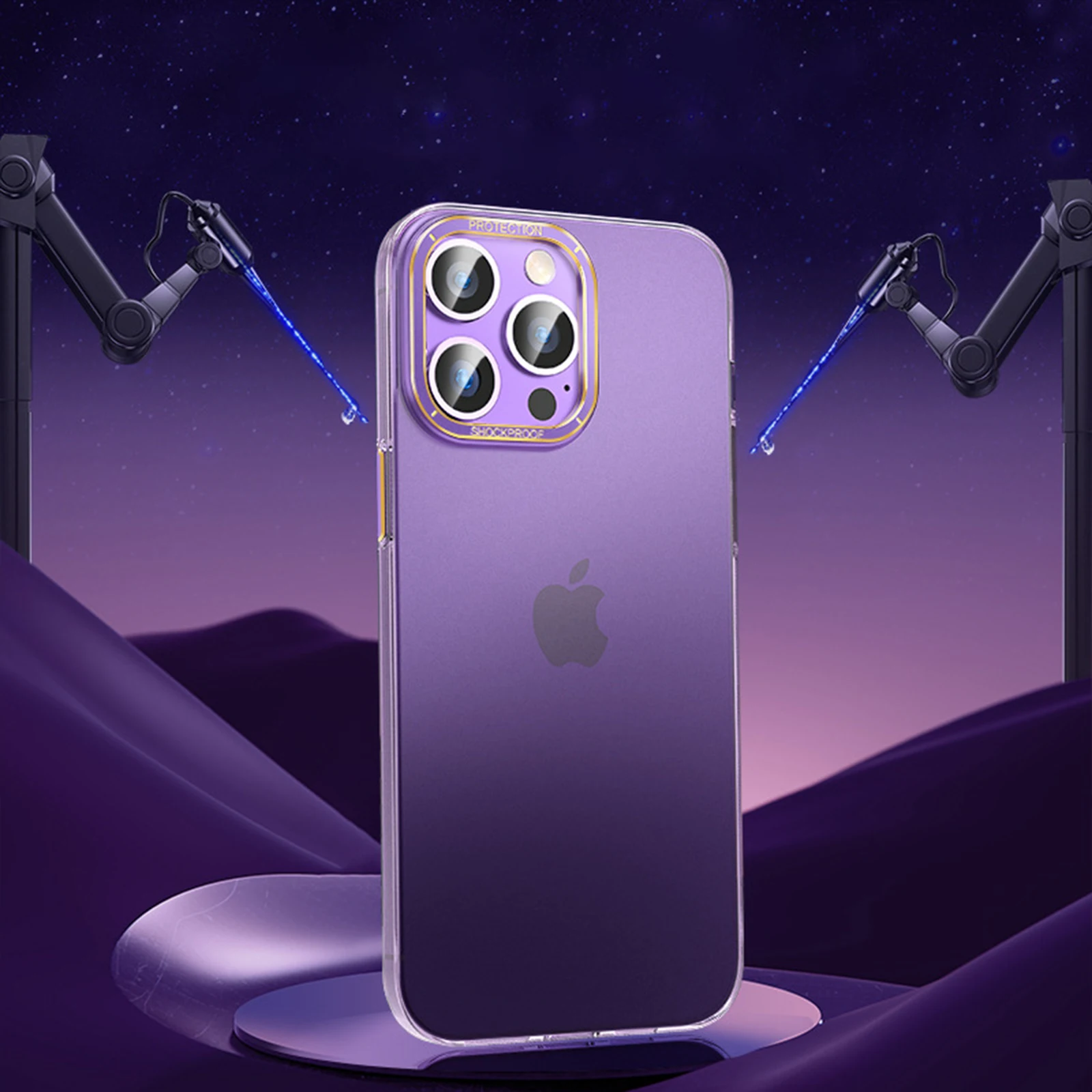 

Transparent Matte Case for IPhone 14 Pro Max Hard Anti Yellowing Clear Case Protective Slim Shockproof Cover for IPhone 14 Plus