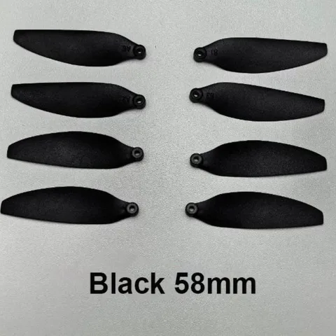 Складной пропеллер для квадрокоптера 58/64/66/70 мм, черный, пластик