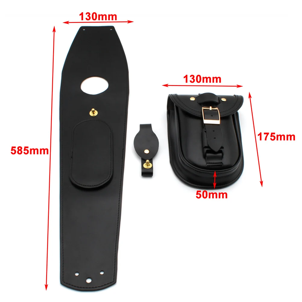 

Мотоциклетная сумка из искусственной кожи черного цвета для BMW R18 2020-2021, 1 шт.