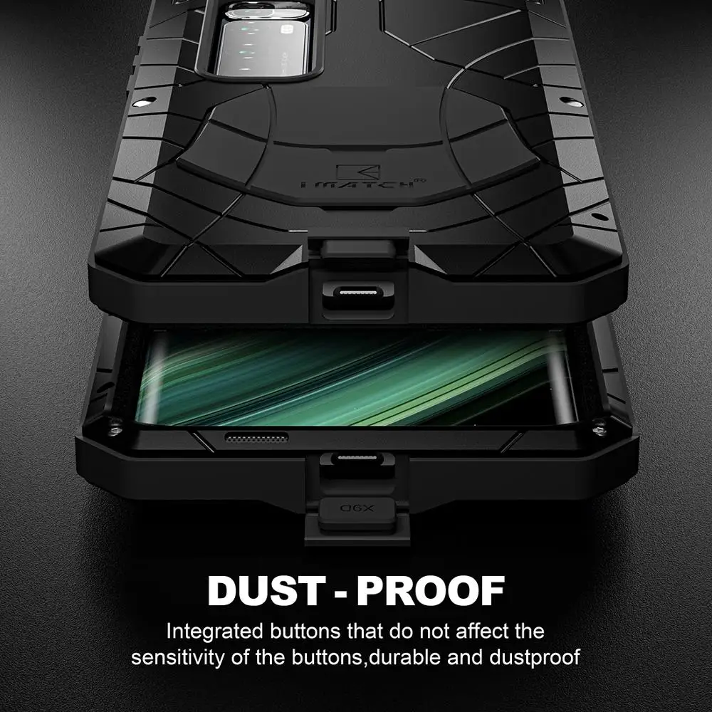 Imatch Phone Case For Xiaomi Mi 11 10 Pro Ultra Lite Protector Heavy Duty Protection Metal Aluminum Shockproof Full Body Covers