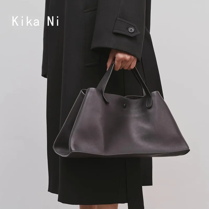 2024 новая минималистичная высококачественная сумка городская сумка-тоут большой