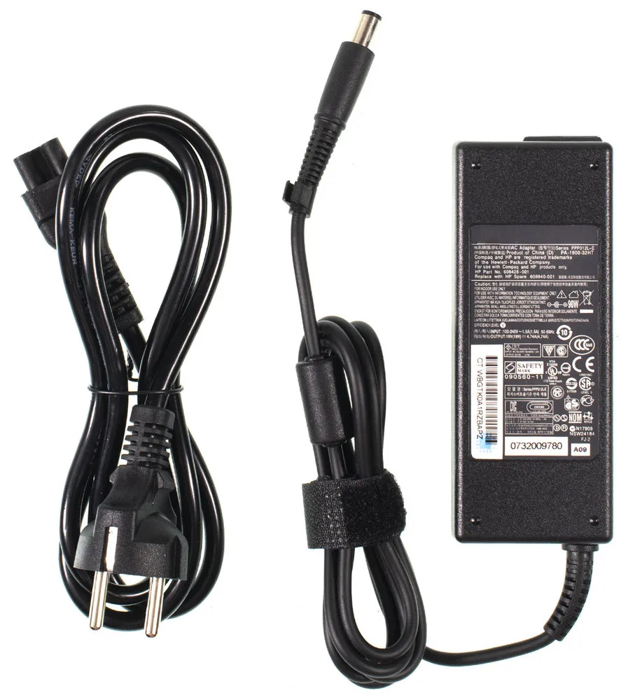 Зарядка 7 4x5.0mm / 19V 4 74A (FixitOn) для HP EliteBook 2560p |
