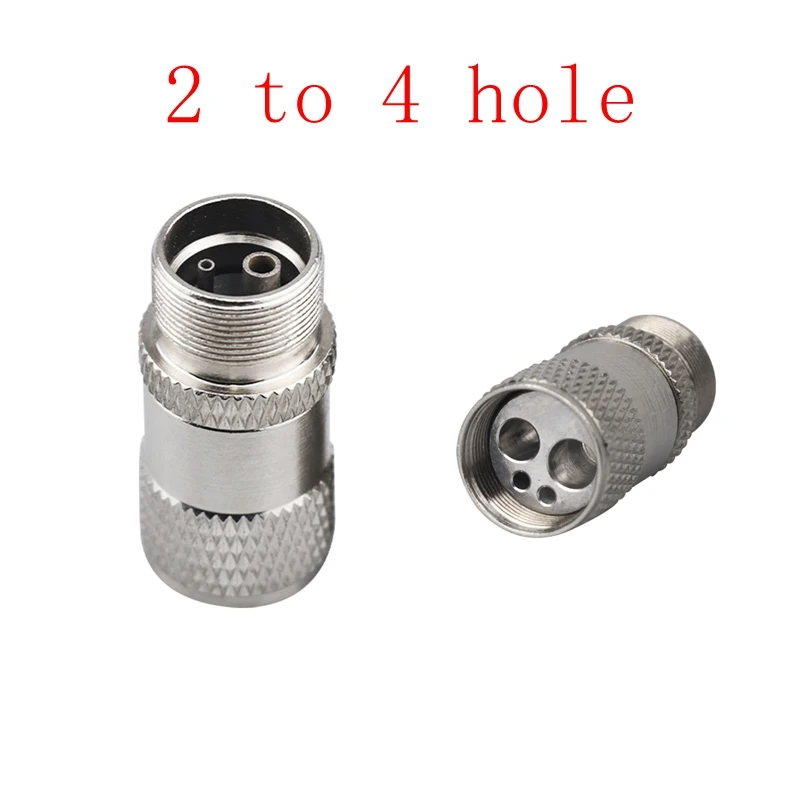 Адаптер наконечника стоматологической турбины JUMTOP 4 отверстия 2 разъем для