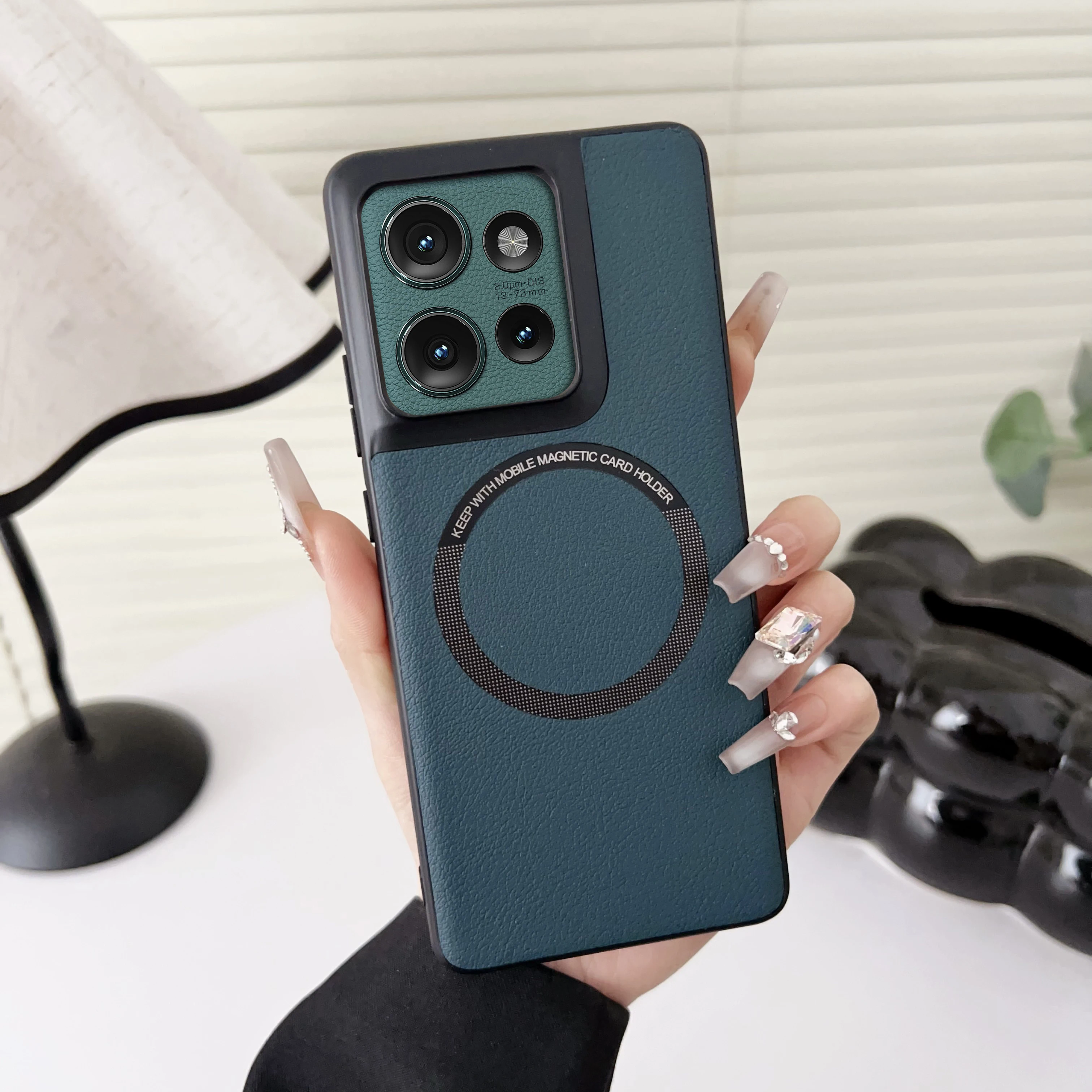 Чехол для беспроводной зарядки Magsafe Motorola Edge 50 Pro Telefono Celular Case Moto 40/Edge Ultra/Edge Fusion