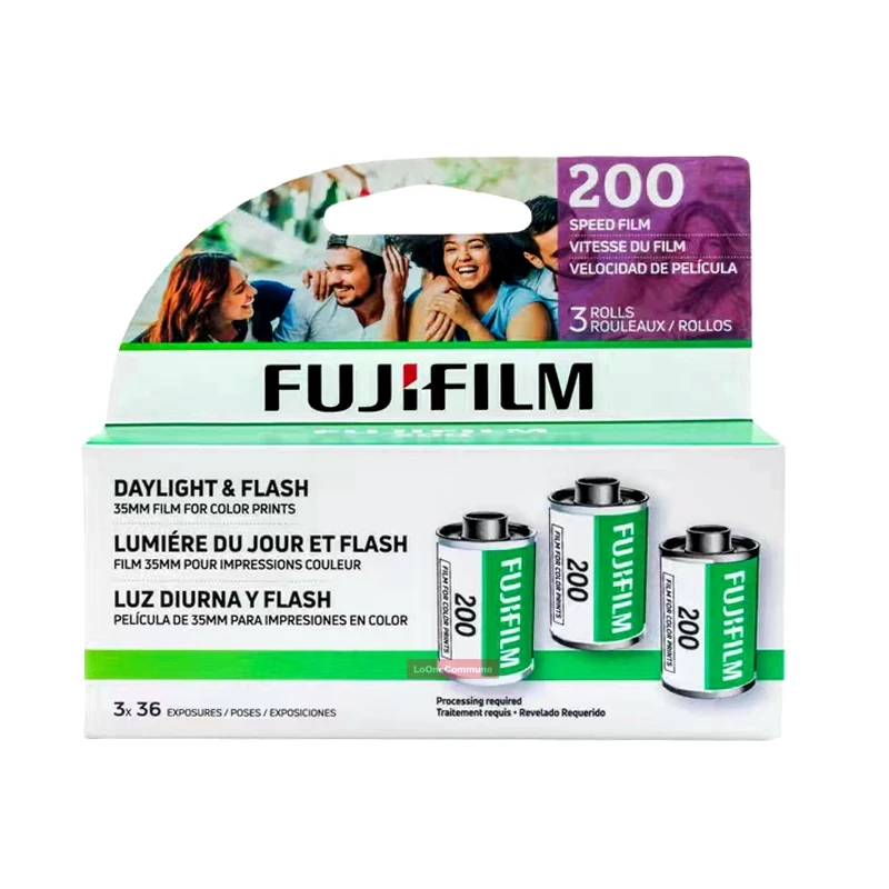 Оригинальный Fujifilm FUJI цвет 200 отрицательная 35 мм пленка 36 экспозиция для камеры