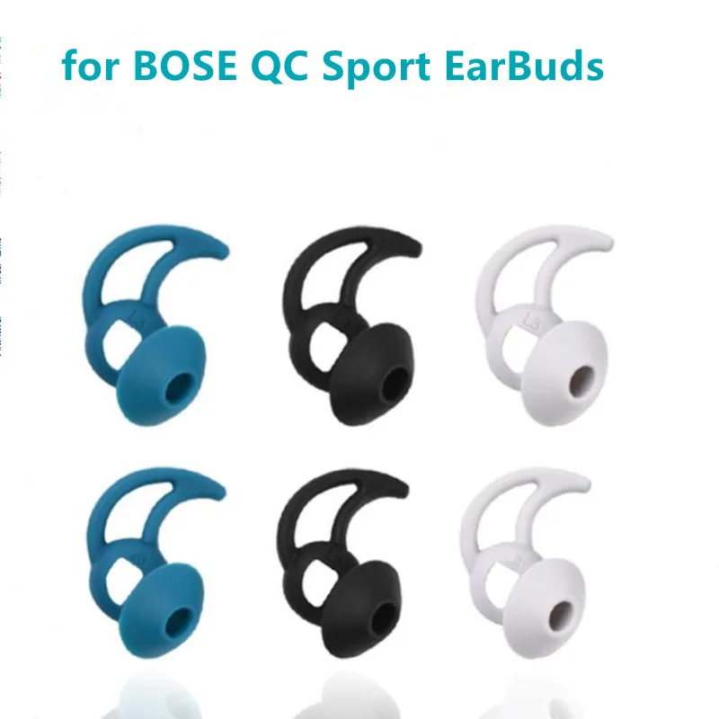 6Pcs Silicone Ear Tips Replacement Ear Buds for Bose QC True