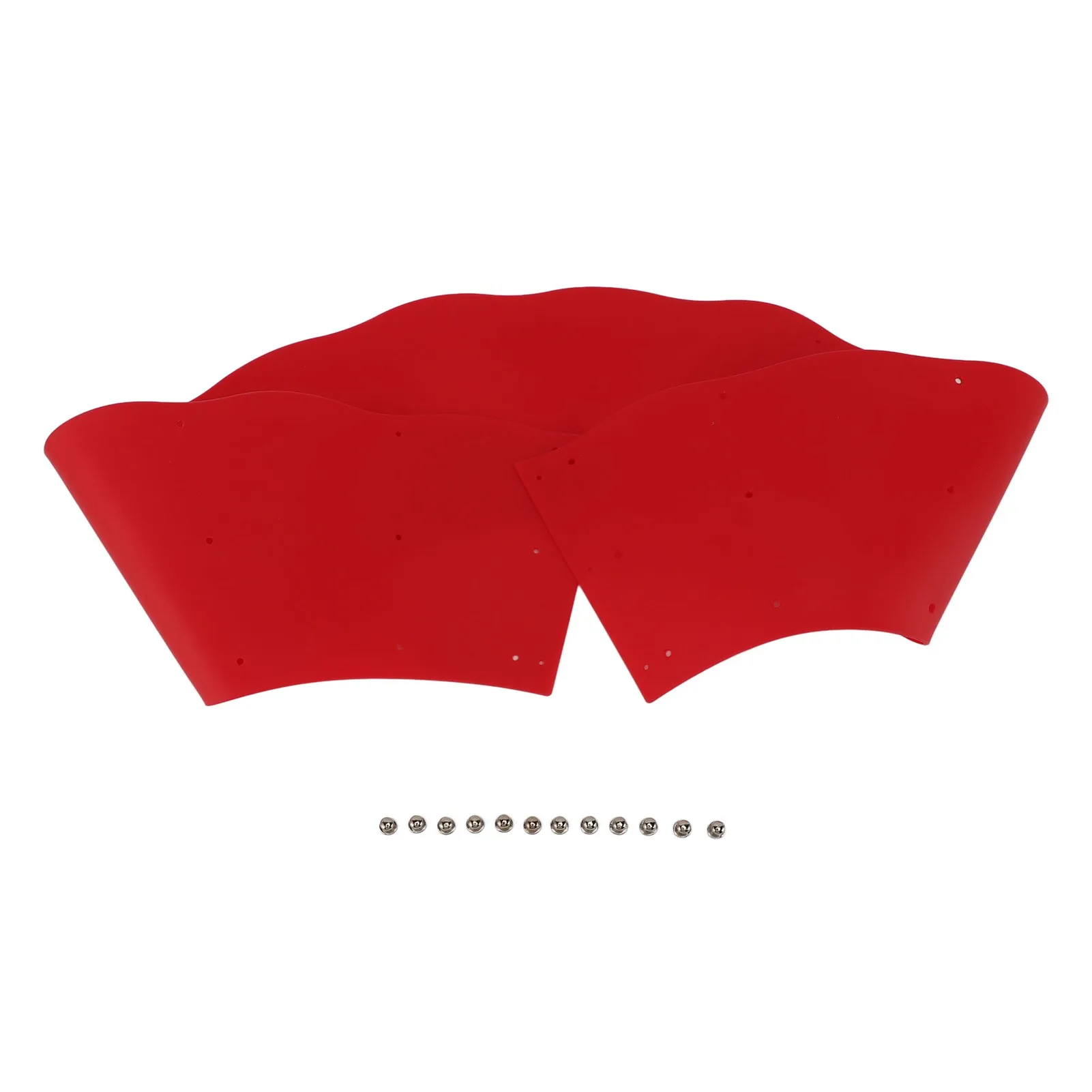 

Силиконовый защитный экран от брызг для сковороды красный