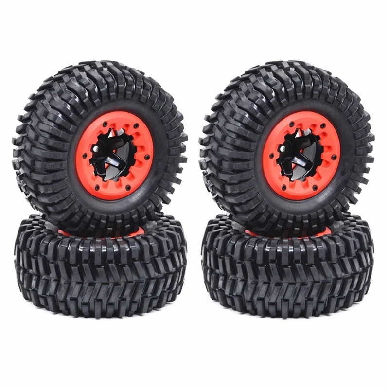 4 шт. 128 мм 1/10 короткие шины для грузовиков колеса 12 шестигранные ZD Racing DBX-10 Traxxas Slash