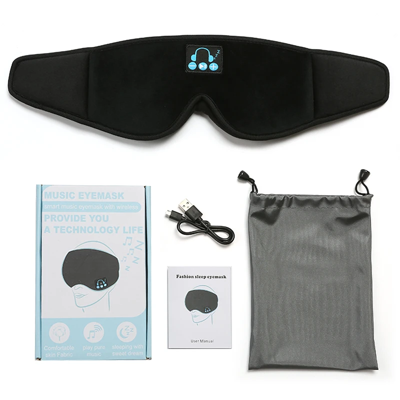 

Маска для сна музыкальный проигрыватель маска для сна 2 в 1 3d стерео наушники для сна 5,0 комплект для сауны музыкальная маска для глаз умный д...